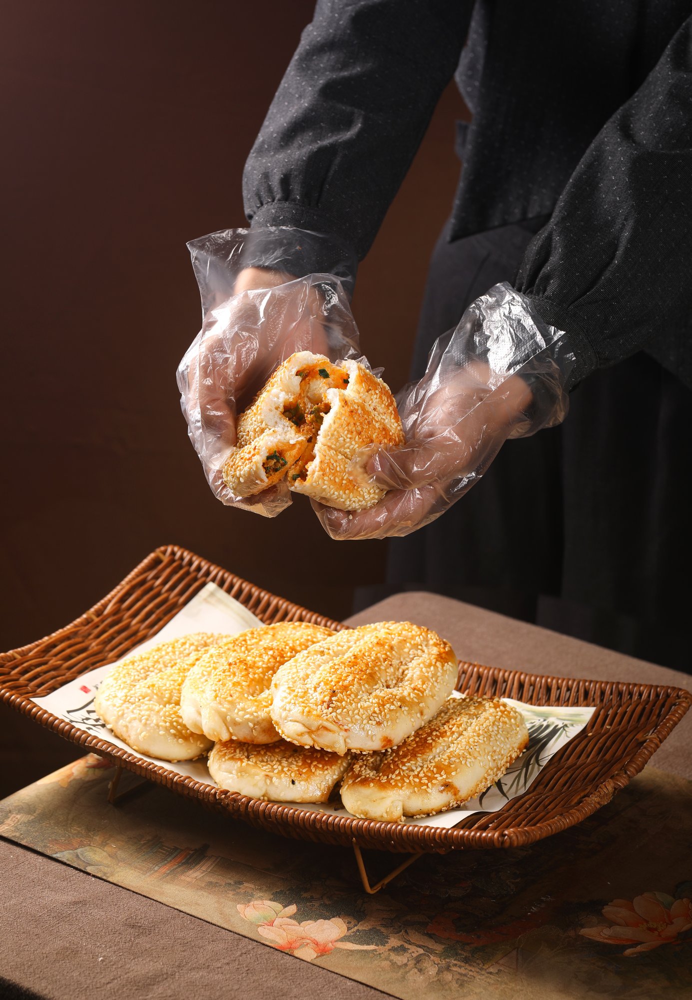 非遗二两金烧饼
